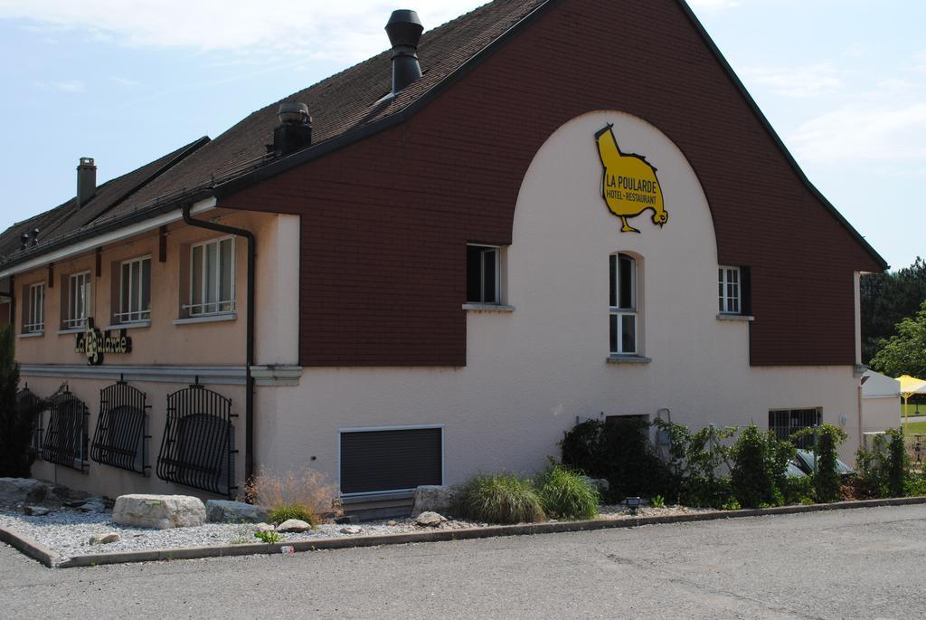 Motel - Hôtel La Poularde Romont Exterior foto